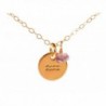 Aquarius Necklace - Tiny Gold Filled Simple Zodiac Sign with Birth Month Charm- Zodiac Pendant - CD11EGL6OAP