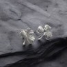 Sterling Silver Shamrock Clover Earrings