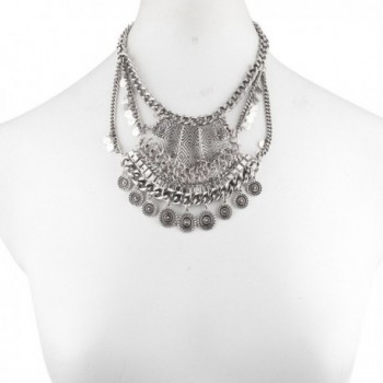 Lux Accessories Western Statement Necklace