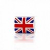 Bling Jewelry Union Jack British Flag Charm 925 Sterling Silver Bead - CX1156G37T1