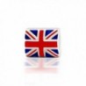 Bling Jewelry Union Jack British Flag Charm 925 Sterling Silver Bead - CX1156G37T1