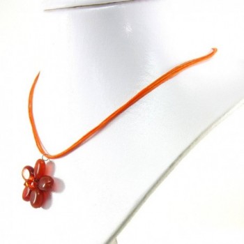 Carnelian Swarovski Elements Necklace JA 0133N in Women's Choker Necklaces