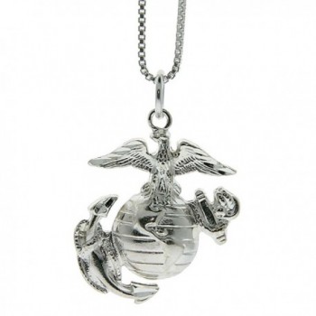 Sterling Silver Anchor Marines Pendant in Women's Pendants