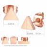 SPINEX Stainless Earring Rectangle Triangle in Women's Stud Earrings