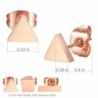 SPINEX Stainless Earring Rectangle Triangle in Women's Stud Earrings