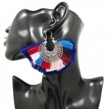 Vintage Bohemian Colorful Tassel Earrings