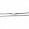 Solid Sterling Silver Rhodium Plated 2.5mm Popcorn Chain Necklace- 16" 18" 20" 24" - CC11MQ4VPUT