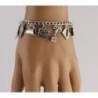Writer Stainless Steel Pewter Bracelet in Women's Charms & Charm Bracelets
