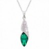 Jane Stone Rhinestone Teardrop Necklace