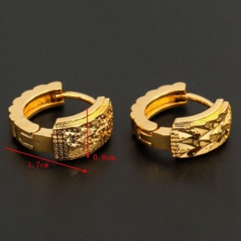 Gold Plated Simple Design Earrings