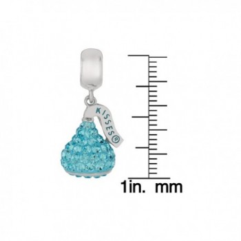 Hersheys Kisses Womens Sterling Crystal in Women's Charms & Charm Bracelets