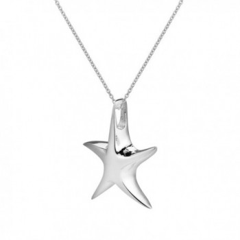 Whimsical Starfish Sterling Silver Necklace