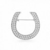 Bling Jewelry Equestrian Horseshoe Rhodium