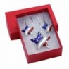 July American Pendant Necklace Earrings