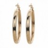 Yazilind Alloy Hoop Earrings for Women Gifts for Birthday - Gold - CC12D0QFXQN