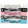 womens Distortion bracelets rhinestone Leather