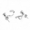 Sterling Silver Zirconia Jacket Earrings in Women's Earring Jackets