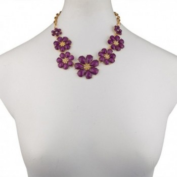 Lux Accessories Acrylic Statement Necklace