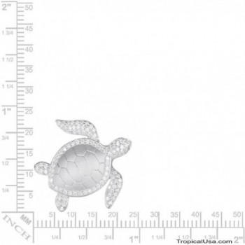 Sterling Silver Turtle Necklace Pendant