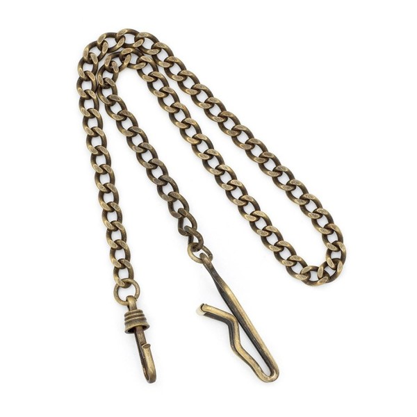 Charles Hubert Antique Gold Finish Brass 14.5In Pocket Watch Chain - CO1163MYNTP