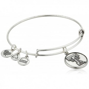 Alex and Ani Texas Tech University Logo Expandable Bangle Bracelet - Rafaelian Silver - C11224PYBUF