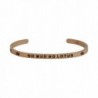 Buddha GrooveNo Mud No Lotus Cuff Bracelet in Rose Gold Color - C712DTEPTUV