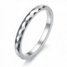 2mm Women's Multi-faceted Tungsten Wedding Band Ring (Size Selectable) - CJ1101HBDRX
