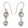NOVICA Cultured Freshwater Pearl Sterling Silver Dangle Earrings- 'Two Full Moons' - CL111G7Z6SJ