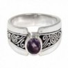 NOVICA Amethyst .925 Sterling Silver Cocktail Ring- 'Purple Karma' - CG1860YIUYE