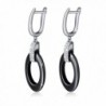 Charm Ceramics S925 Sterling Silver Stud Hoop Drop Dangle Earrings for Women - C1187DLQWCH