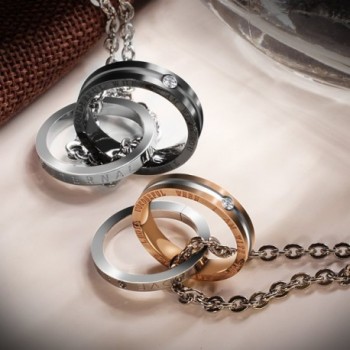 UHIBROS Matching Titanium Stainless Necklace