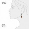 Crystal Antiqued Earrings Features Swarovski