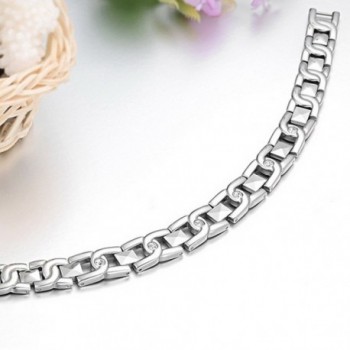 Titanium Magnetic Therapy Germanium Bracelet in Women's Link Bracelets