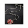 Durcoo Luminous Pendant Necklace Jewelry in Women's Pendants