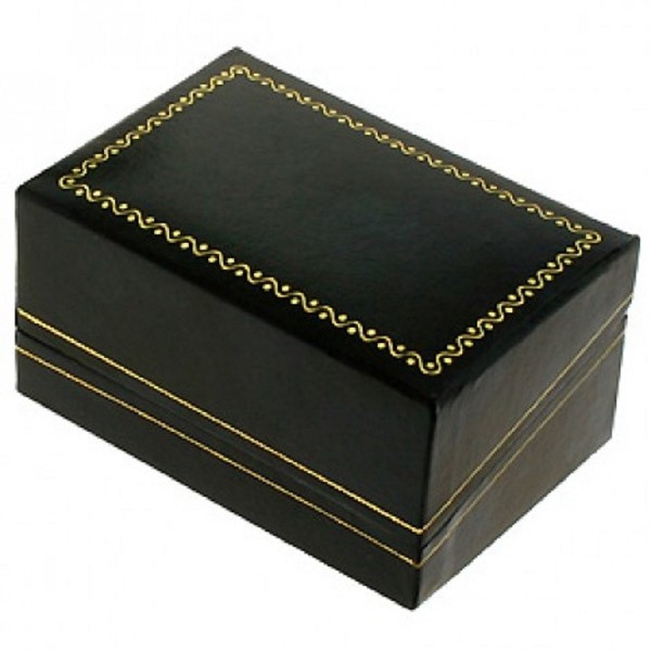 Classic Cartier Design Black Engagement Set Double Ring Gift Box - C61148NTESL