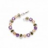 White Plated Multicolor Zirconia Bracelet in Women's Tennis Bracelets