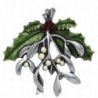 Danforth - Mistletoe & Holly Brooch Pin - CX110MMJJCN