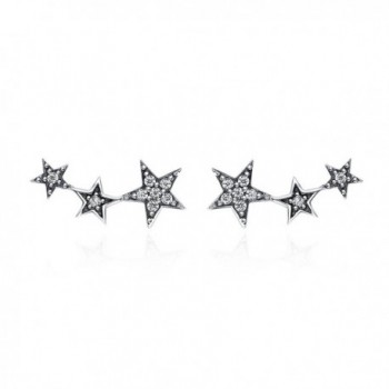 Climber Earrings Sterling Hypoallergenic WOSTU - star earring(White) - CV1800H73EU