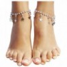 Bienvenu 2PCS Barefoot Sandal Beachwear Wedding Foot Jewelry Chain Anklet Bracelet - Silver_Style 2 - CH184X959RA
