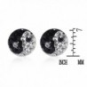 Balance Sparkle Zirconia Sterling Earrings in Women's Stud Earrings