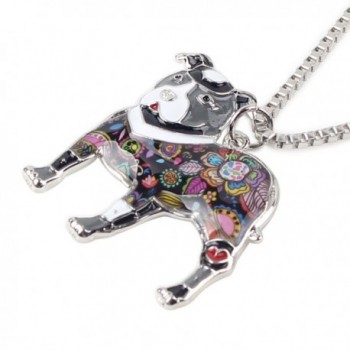 Bonsny Enamel Necklace Jewelry pendant