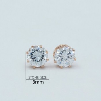 Sterling Silver Zirconia Earrings Hypoallergenic in Women's Stud Earrings