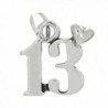 Sterling Silver Oxidized Charming 13 Years Old Heart Charm - CV11CNC6PPT