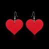 Lureme Acrylic Earrings Girls Red er005558 3