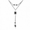 HisJewelsCreations Crystal Rhinestone Layered Necklace