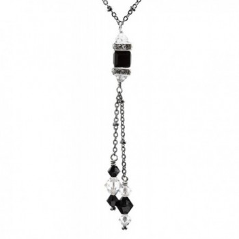 HisJewelsCreations Crystal Rhinestone Layered Necklace in Women's Pendants