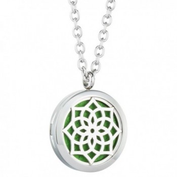 Aromatherapy Essential Oil Diffuser Necklace - sunflower - C212GBZZCJN