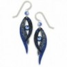 Adajio By Sienna Sky Navy Blue Folded Wings Drop Earrings 7377 - C111BUWUT87