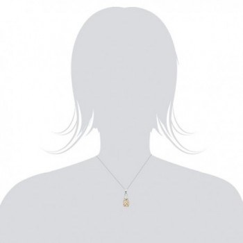Sterling Silver Pineapple Necklace Pendant in Women's Pendants