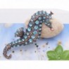 Alilang Copper Rhinestones Nautical Seahorse